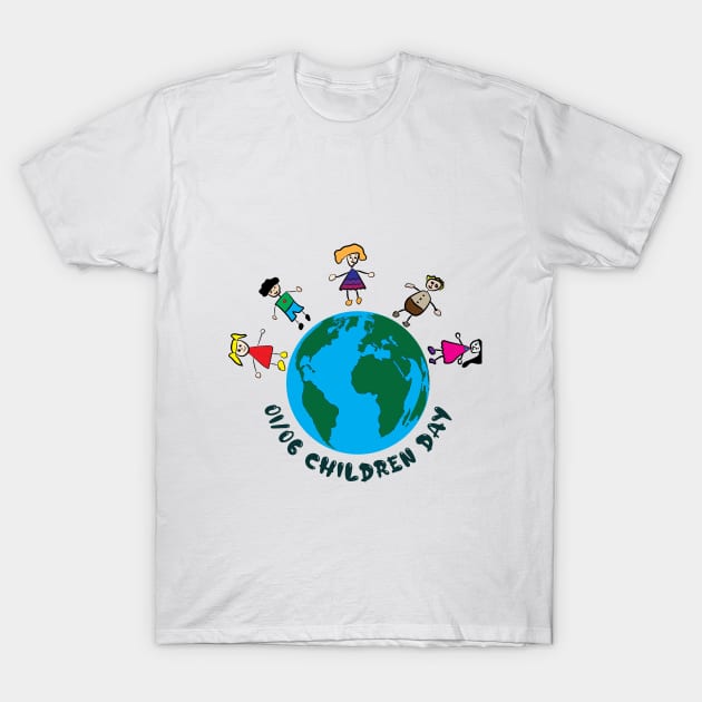children day T-Shirt by AgaTitou Shop